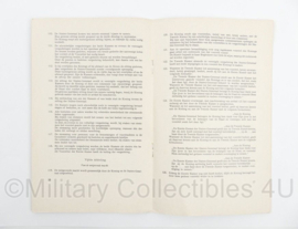 Grondwet voor het Koninkrijk der Nederlanden 1972 - 24 x 15 cm - origineel