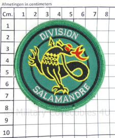 Franse leger embleem Division Salamdre -  diameter 8 cm - origineel