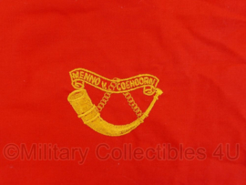 KL Nederlandse leger halsdoek  Regiment Infanterie Menno van Coehoorn - rood - origineel