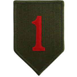 US 1st Infantry Division embleem - origineel naoorlogs