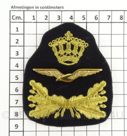 Koninklijke Luchtmacht pet insigne onderofficier - open krans - origineel