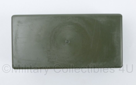 US Army opbergbox kunststof - groen - 21 x 10,5 x 6,5 cm - origineel