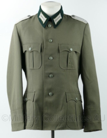 WO2 Duitse Heer M36 officiers infanterie Leutnant gabardine Feldbluse met insignes - meerdere maten