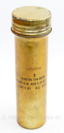 Britse leger LEGE houder voor explosieven FLARE GM RED GX67 MK1- 28 x 8 x 7,5 cm - gebruikt - origineel