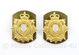 Britse leger naoorlogs RLC Royal Logistic Corps kraaginsigne paar - 3,5 x 2.5 cm - origineel
