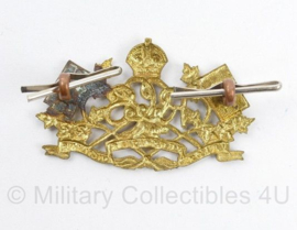 WO2 Canadese RCCS Royal Canadian Corps of Signals collar badge - 4 x 3,5 cm - origineel