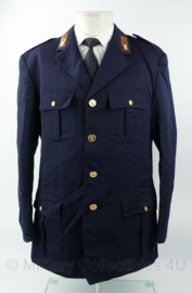 Italiaanse Polizia di Stato uniform jasje, donkerblauw met kraagspiegels - maat 52 - origineel