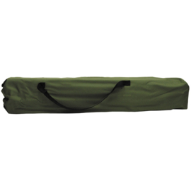 US model veldbed aluminium met donker frame  - 190 x 62 cm. - Groen