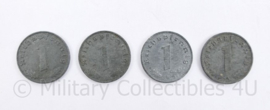 WO2 Duitse 1 Reichspfennig munt - 1941 of 1942 - origineel