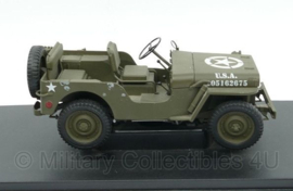 Willys MB Jeep model schaal 1:18 - gebruikt