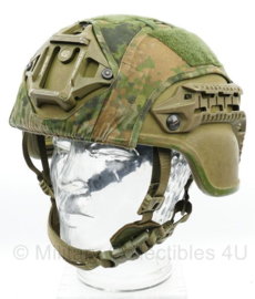 Revision Galvion Doks Helm Baltskin Viper P6N groen met NFP Green cover - maat 2 (51,8 tm. 54,8 cm.) = Small - gedragen - origineel