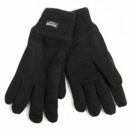 Handschoenen met warme Thinsulate voering - Zwart