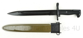 Garand M1 bajonet with scabbard M7 - met stempels - replica