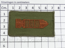 Scherpschutter GVT embleem - afmeting 7 x 4 cm - origineel