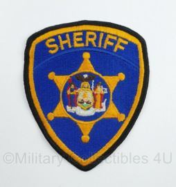United States Police embleem Sheriff  - 12 x 10 cm - origineel