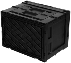 Kunststof kist opvouwbaar Black - 20 liter - nieuw