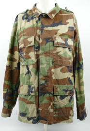 US Army en KMARNS Korps Mariniers uniform jas - vorig model met groene epauletten - maat Large - gedragen - origineel