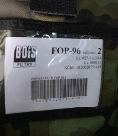 FOP96 M95 camo NBC beschermende kleding en regenkleding set 9-delig  - ongebruikt- origineel