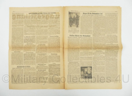 WO2 Duitse krant Frankische Tageszeitung nr. 32 8 februari 1944 - 47 x 32 cm - origineel