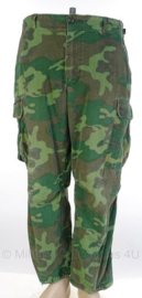 US Army ERDL poplin camo jungle fatique uniform broek zeldzaam 1968-  maat Medium/ Short - origineel