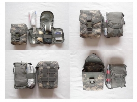 US Army Improved first aid kit - IFAK inleg voor in de ACU camo first aid tas -  origineel