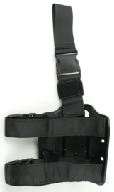 Beenpaneel met legstraps zwart - 43 x 14 cm - nieuw - origineel