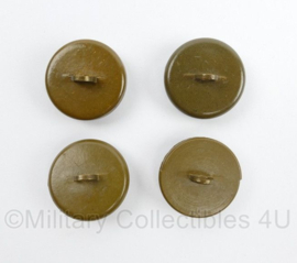 WO2 Britse uniform knoop set - set van 4 knopen - diameter 2,5 cm - origineel