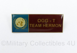 UNTSO OGG-T Team Hermon borst insigne - 7 x 2,5 cm - origineel
