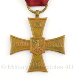 Poolse leger cross of valor medaille 1944 - Moskow made - origineel