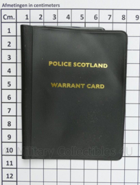 Police Scotland warranty card hoes - 7½ x 10 cm - origineel