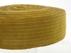 Marine mouwband  50mm breed Admiraalsgalon - 2 meter lang - goud