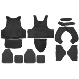 Kogelwerend vest met draagtas - Cat NIJ 3/NIJ 4 met softballistiche en keramische platen en draagtas - maat Small t/m Extra Large - origineel