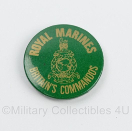 Britse Royal Marines Brittain's Commandos button - diameter 3 cm - origineel