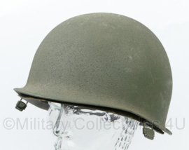 US Army WO2 model M1 helm met correcte liner - replica naoorlogs