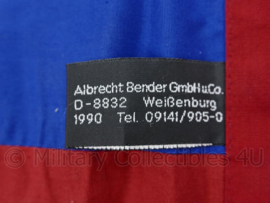 KL Nederlandse leger halsdoek 42 Pantserinfanterie Brigade - rood/blauw - origineel