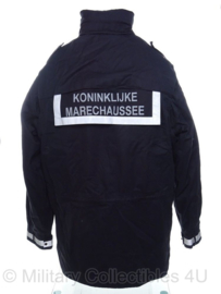 KMAR Koninklijke Marechaussee parka met capuchon, rugstrook en voering - maat 6080/8590 - origineel