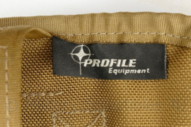 Profile Equipment Coyote MOLLE tassen met Rabintex kogelwerende zijplaten voor vest - 21 x 17½ x 3 cm - origineel