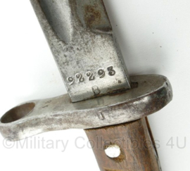 Spaanse M1913 bajonet voor het 7MM 1916 Geweer - Artilleria Toledo -  apart model handgrepen - origineel