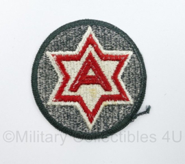 US 6th Army patch - diameter 7 cm - origineel