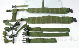 KMARNS Korps Mariniers en Defensie MOLLE Plate Carrier Profile Equipment - met ombouwset naar Chestrig - licht gedragen - origineel