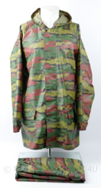 Zeldzame ABL Belgische leger Digitale Camouflage regenjas met broek - Zeldzaam proefmodel van 2015 - maat Medium/Large - nieuwstaat - origineel