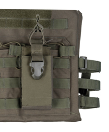 Radio pouch opbouwtas - MOLLE draagsysteem - 6,8 x 3 x 15,3 cm - GROEN