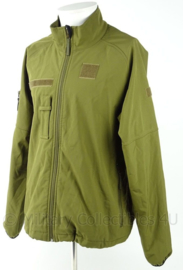 KL Nederlands leger softshell jack GROEN - maat Medium,  Large of XL - licht gedragen - origineel