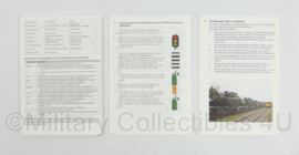 Defensie instructiekaarten m.b.t. vervoer SET van 4 - origineel