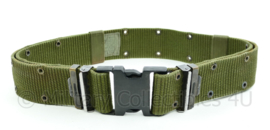 US Army en korps mariniers LC2 Belt Individual Equipment Nylon met zwart kunststof slot - size Large - origineel