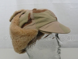 KL Desert camo winter cap - maat 55 cm. - origineel