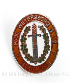 WO2 Duitse messen fabrikant Paul Weyersberg speld - 2 x 1,5 cm - replica