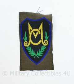 KL DT embleem tot 2000 MC Militaire Colonne - ongevouwen - 9 x 5 cm - origineel