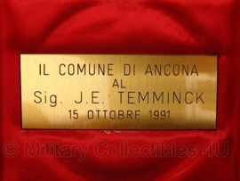 Italiaanse ere penning Comune di Ancona 1991 met doosje - 6 x 6 cm - origineel