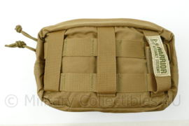 Warrior Assault Systems horizontal MOLLE pouch coyote - 22 x 13 x 7½ cm - nieuw - origineel